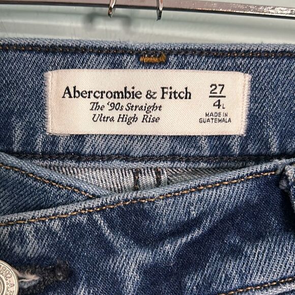 Abercrombie The 90s Straight Ultra High Rise LONG - Picture 5 of 9